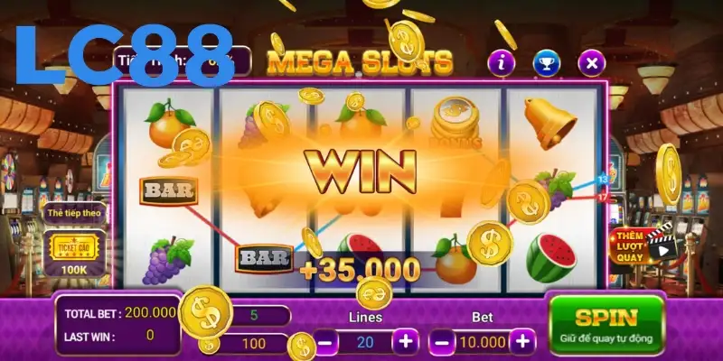 Tổng quan sảnh quay slot